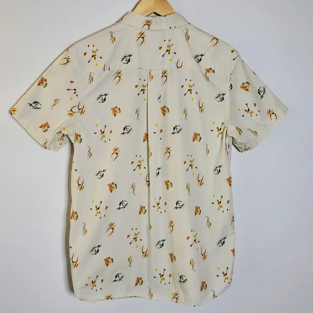 The North Face Baytrail man sports printed button casual short Sleeve shirt